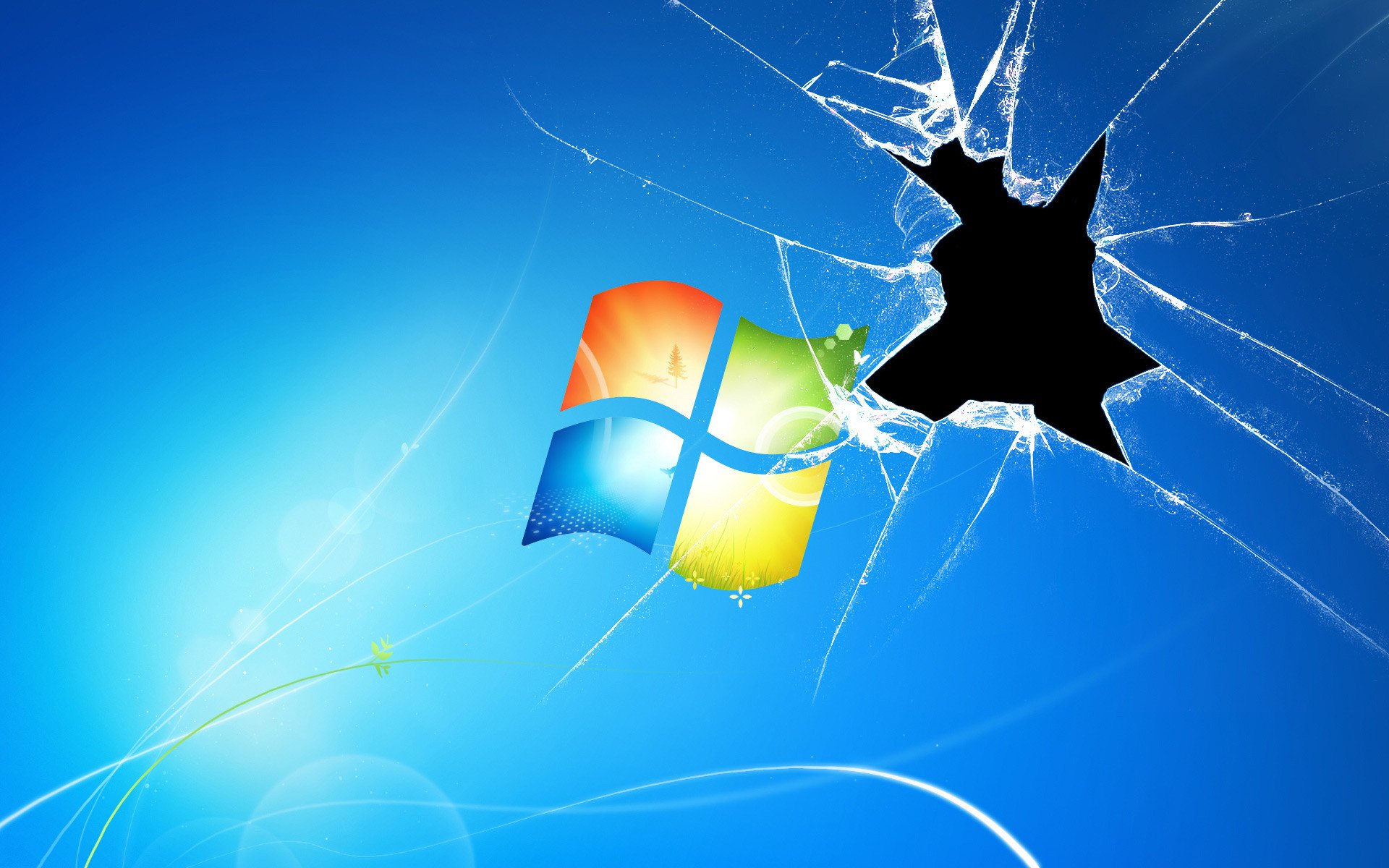 Nice Images Collection: Cracked Screen Desktop Wallpapers