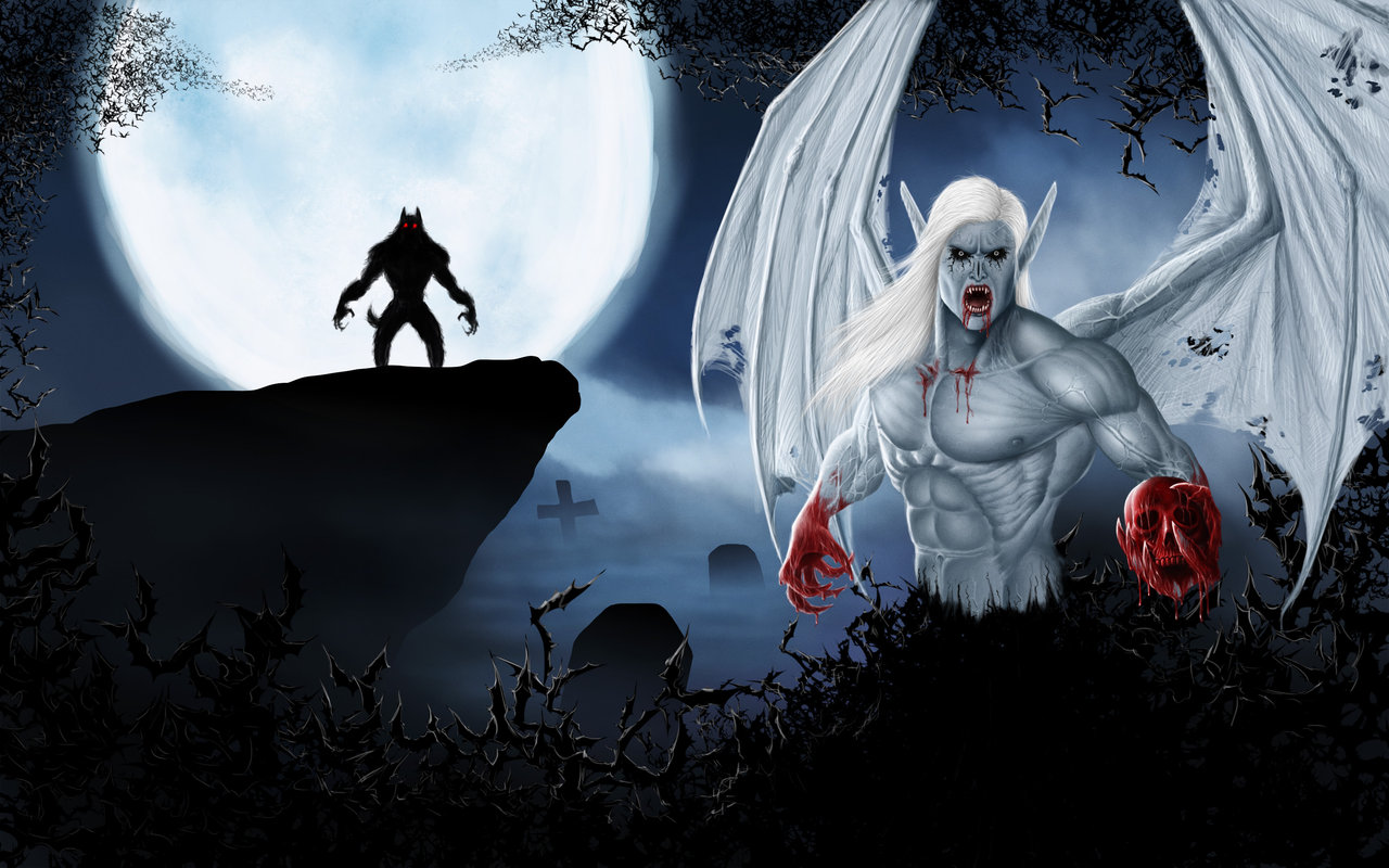 Creature Of Darkness Backgrounds, Compatible - PC, Mobile, Gadgets| 1280x800 px