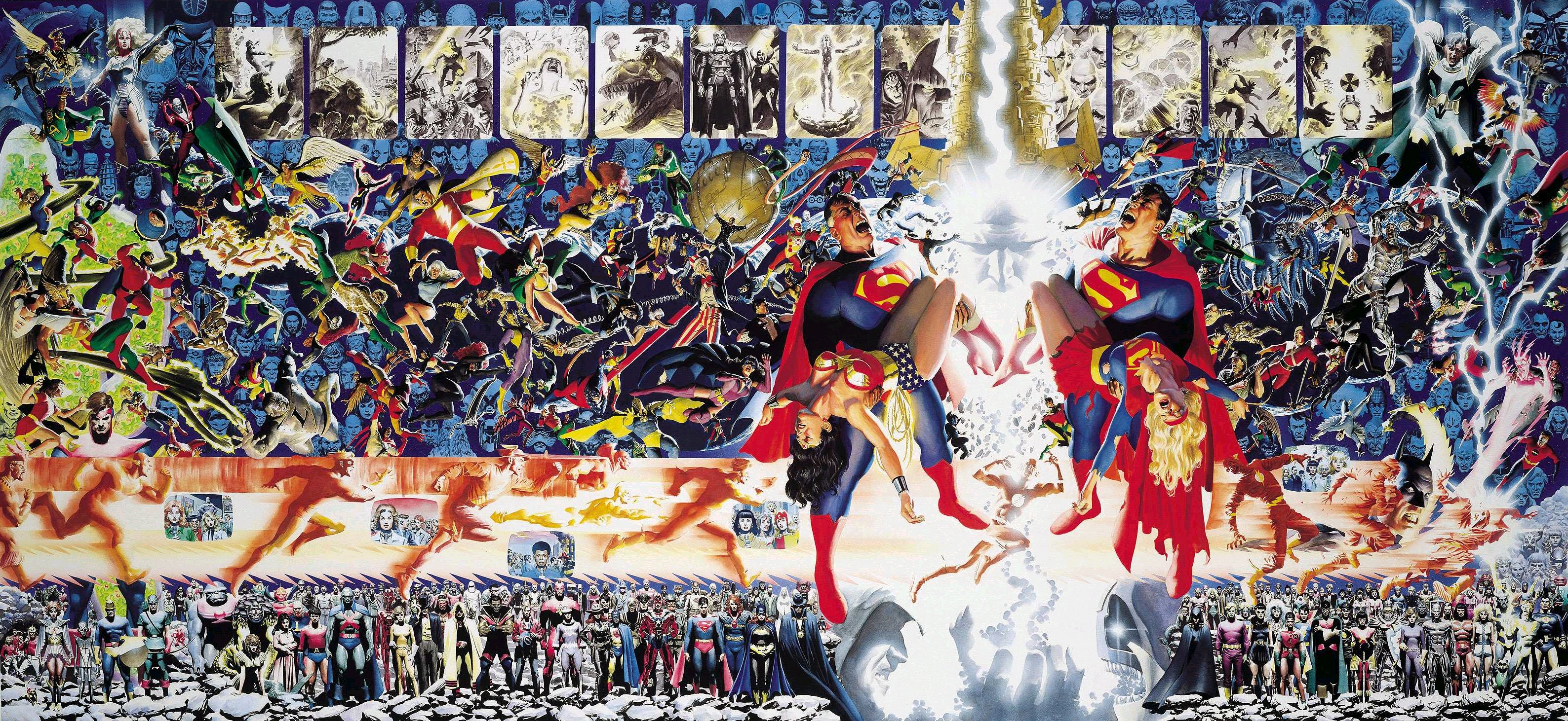 Crisis On Infinite Earths Backgrounds, Compatible - PC, Mobile, Gadgets| 3176x1462 px