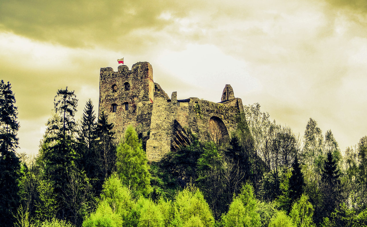 High Resolution Wallpaper | Czorsztyn Castle 1280x792 px