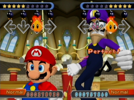 HD Quality Wallpaper | Collection: Video Game, 460x345 Dance Dance Revolution: Mario Mix