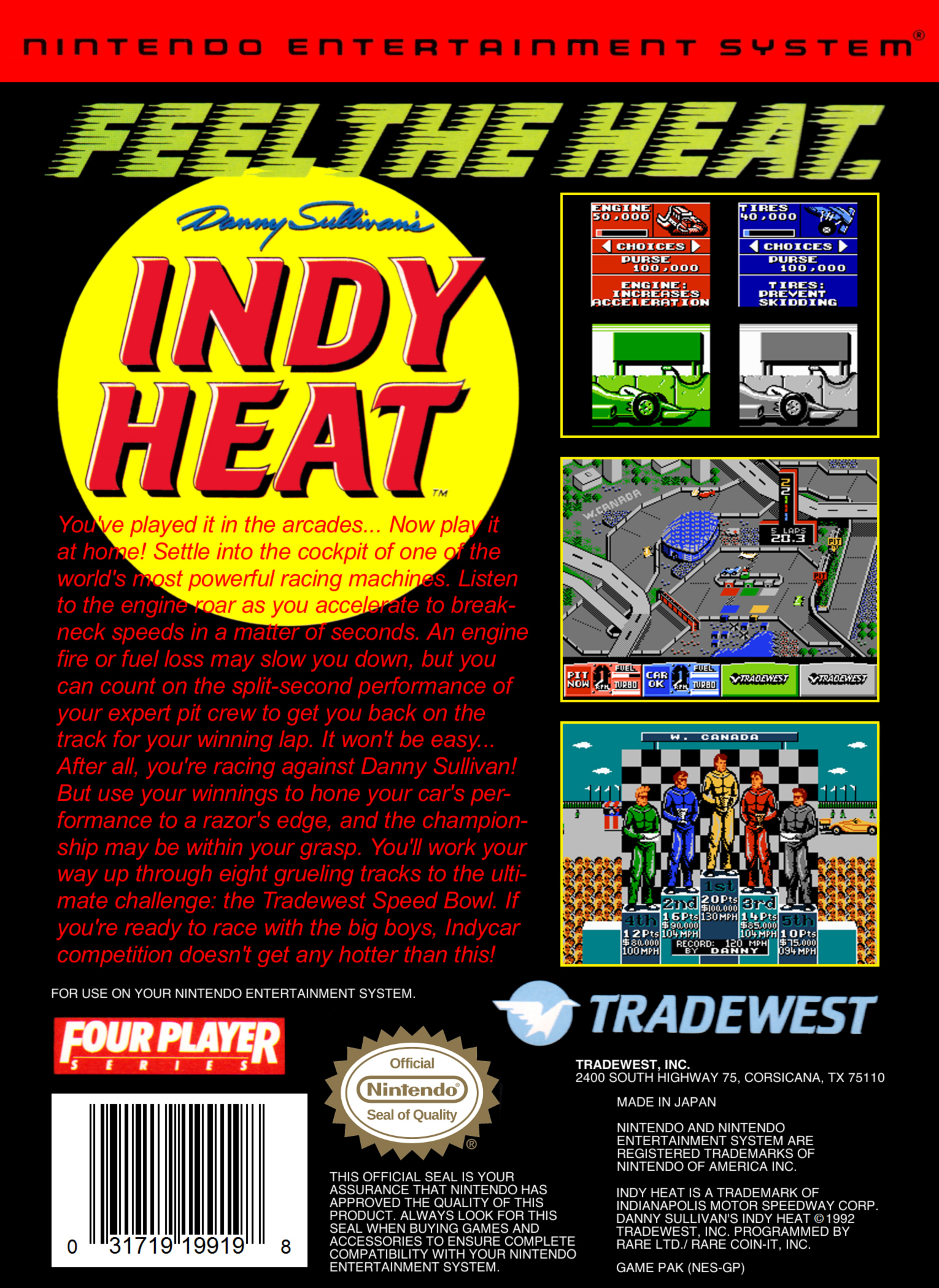 Danny Sullivan's Indy Heat Pics, Video Game Collection