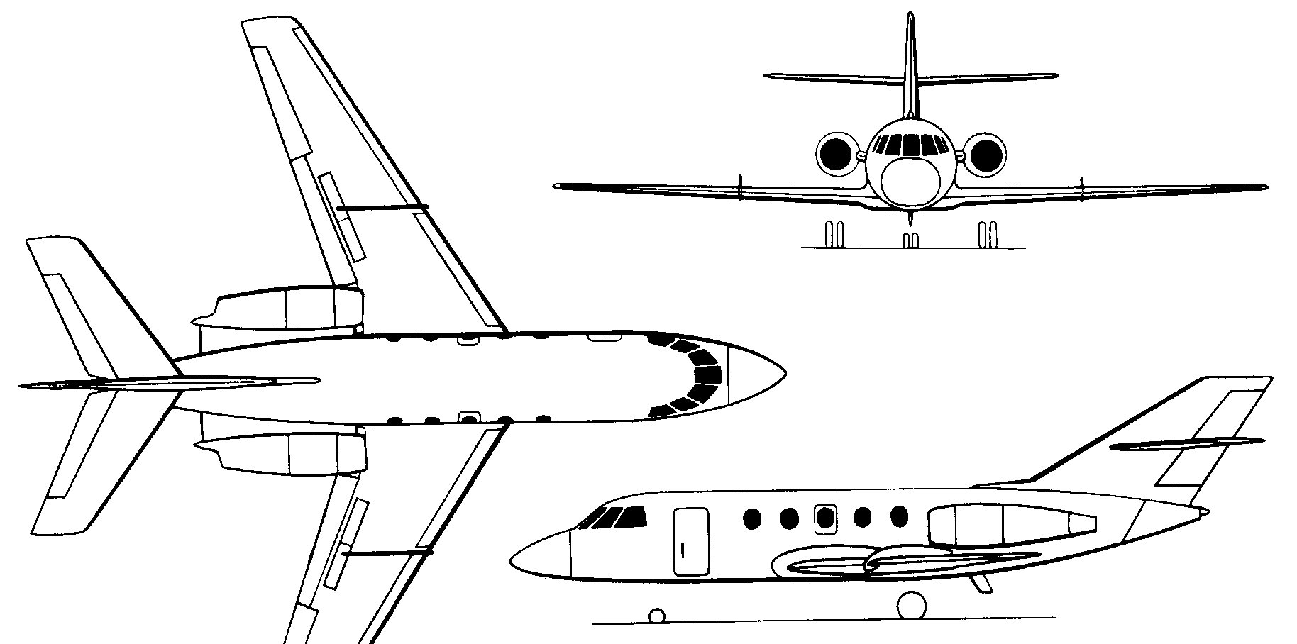 Dassault Falcon 20 Backgrounds, Compatible - PC, Mobile, Gadgets| 1828x908 px