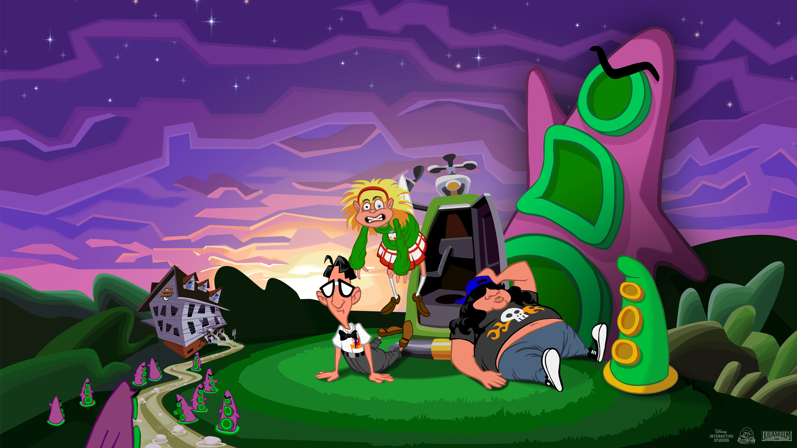 HD Quality Wallpaper | Collection: Video Game, 2560x1440 Day Of The Tentacle