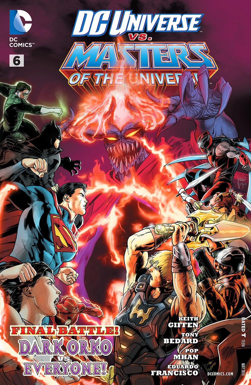 High Resolution Wallpaper | DC Universe Vs. The Master Of The Universe 1000x1537 px