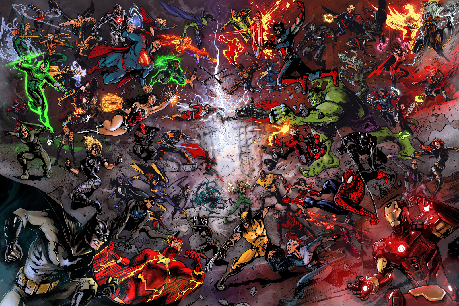 Images of DC Vs. Marvel | 1600x1067