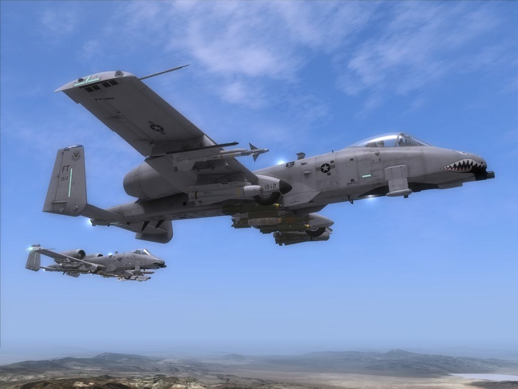 HD Quality Wallpaper | Collection: Video Game, 1024x768 DCS: A-10C Warthog