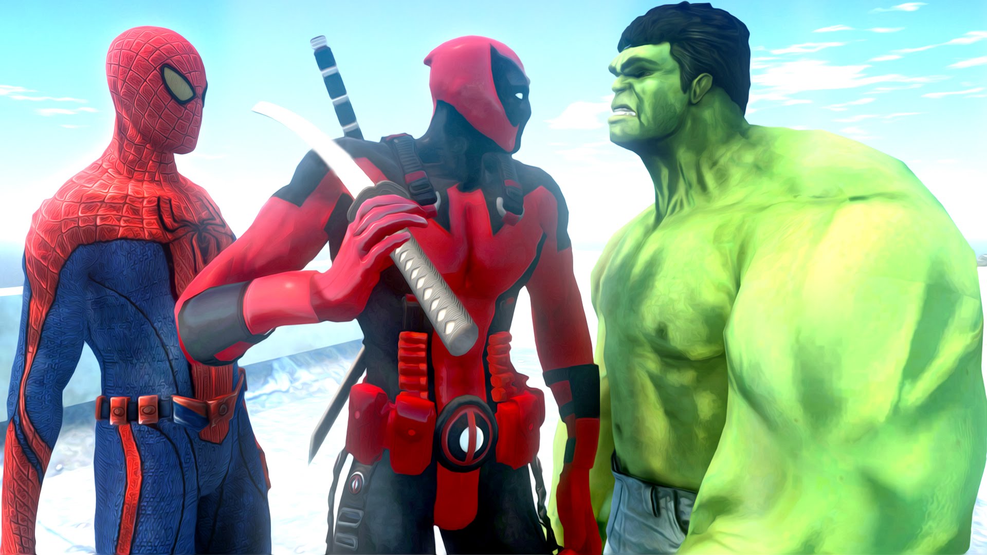 Images of Deadpool Vs. Hulk | 1920x1080
