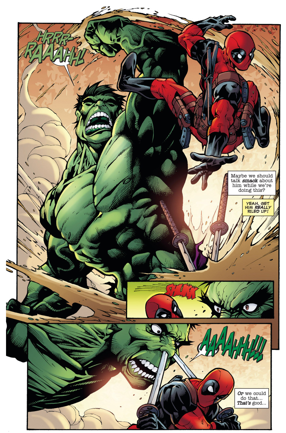HQ Deadpool Vs. Hulk Wallpapers | File 659.99Kb