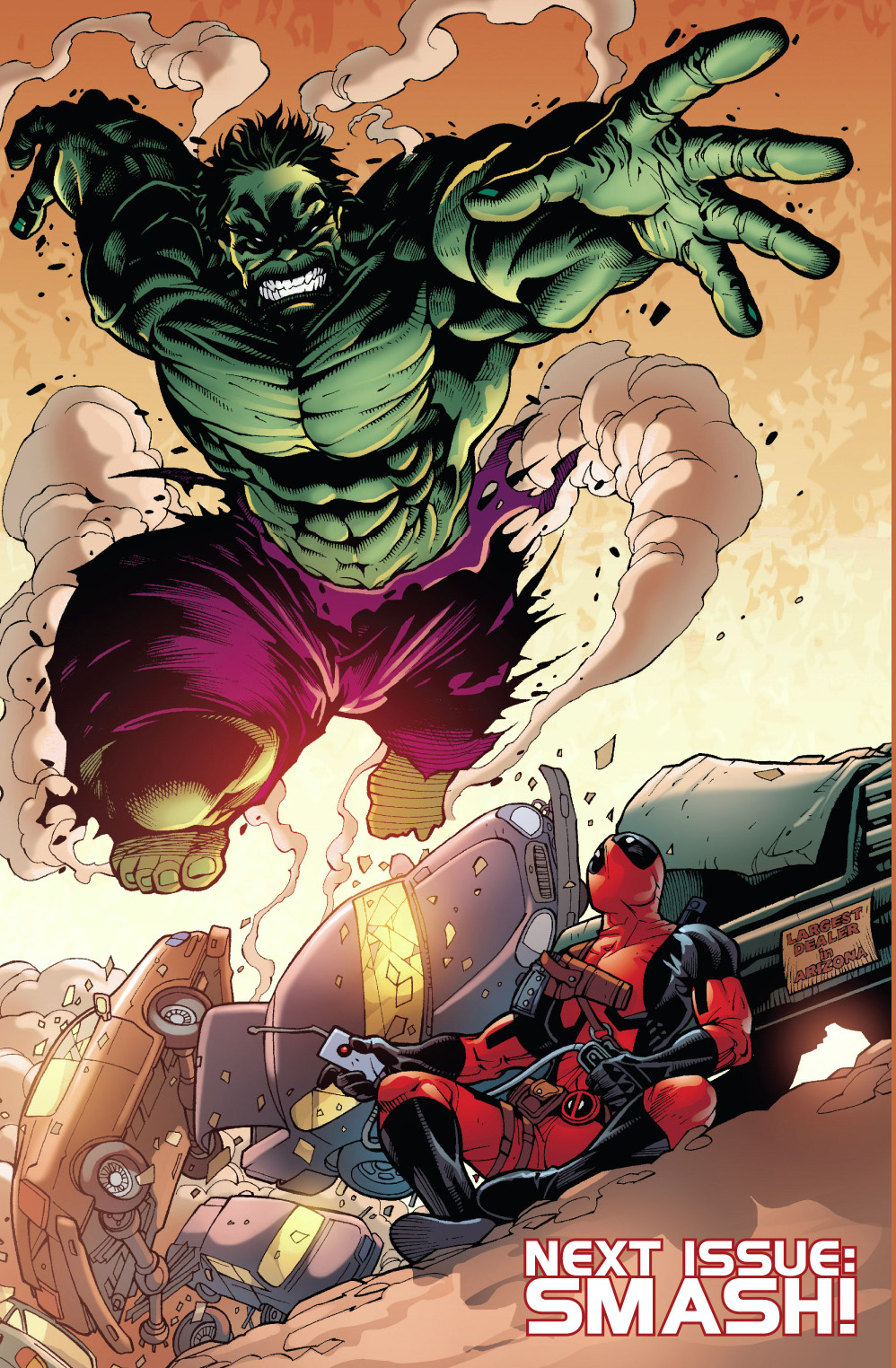 Nice Images Collection: Deadpool Vs. Hulk Desktop Wallpapers