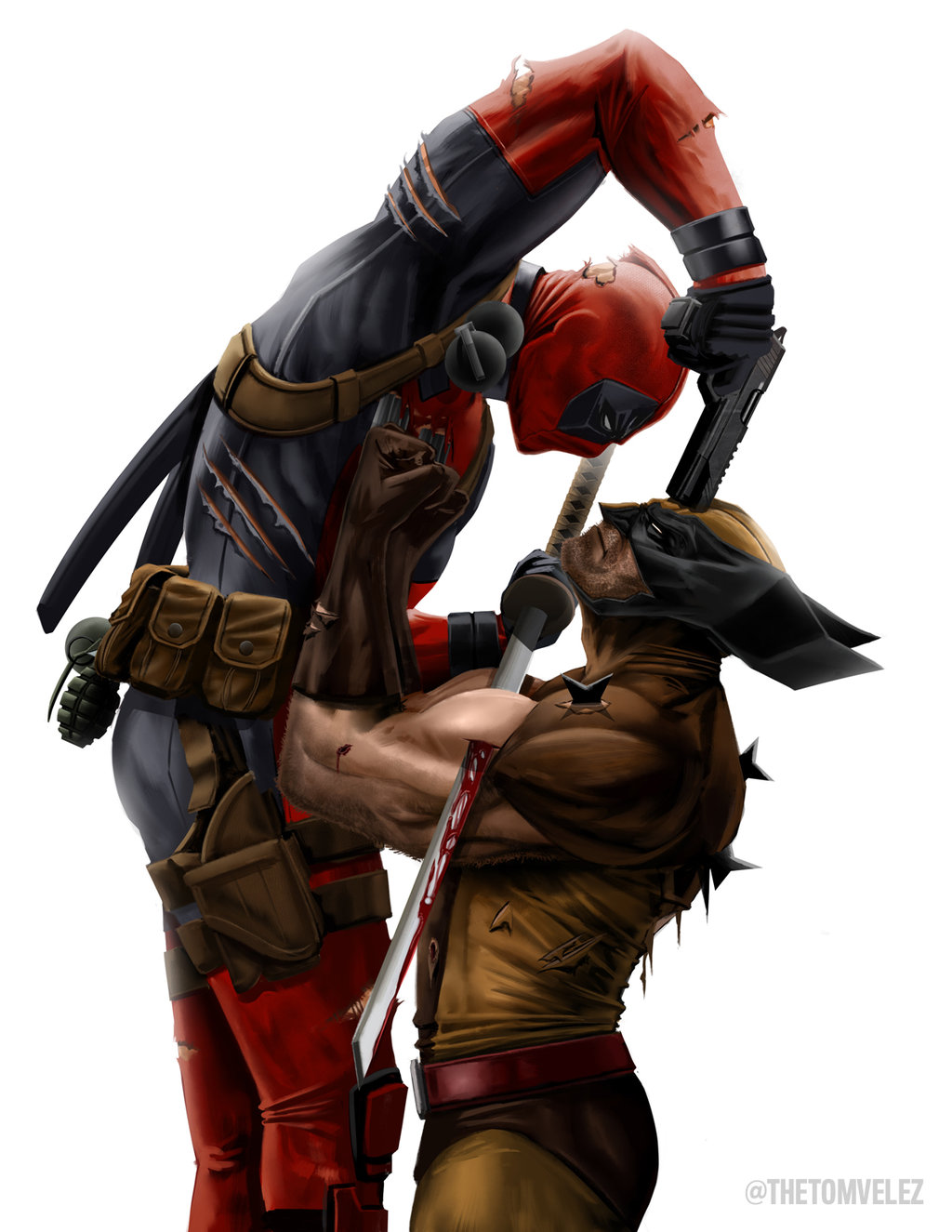 Deadpool Vs Wolverine Wallpapers Comics Hq Deadpool Vs