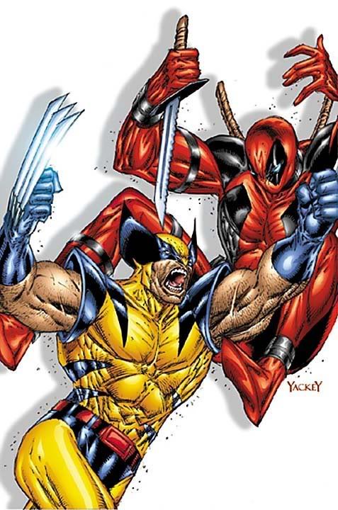 HD Quality Wallpaper | Collection: Comics, 477x720 Deadpool Vs. Wolverine