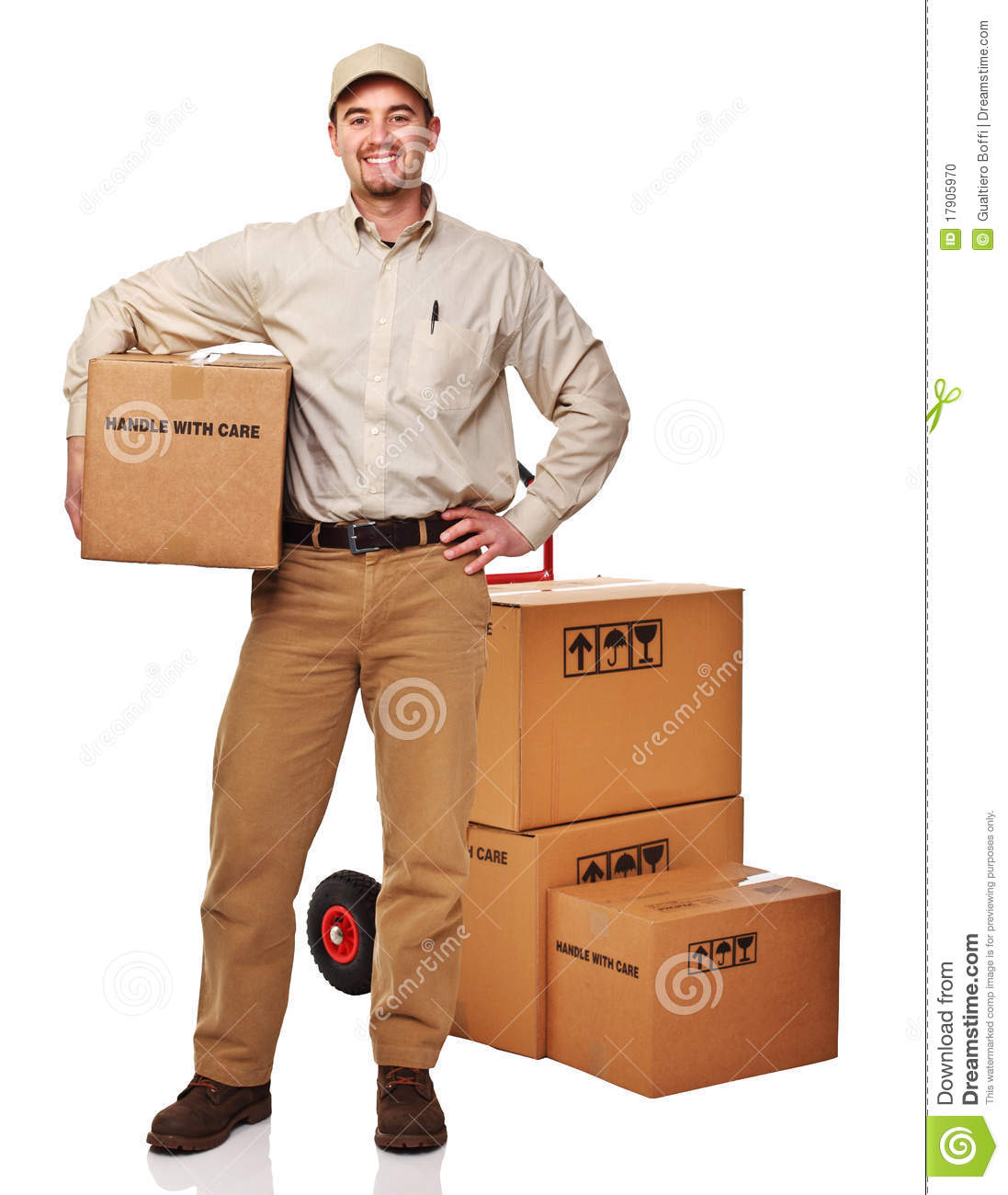 High Resolution Wallpaper | Delivery Man 1097x1300 px