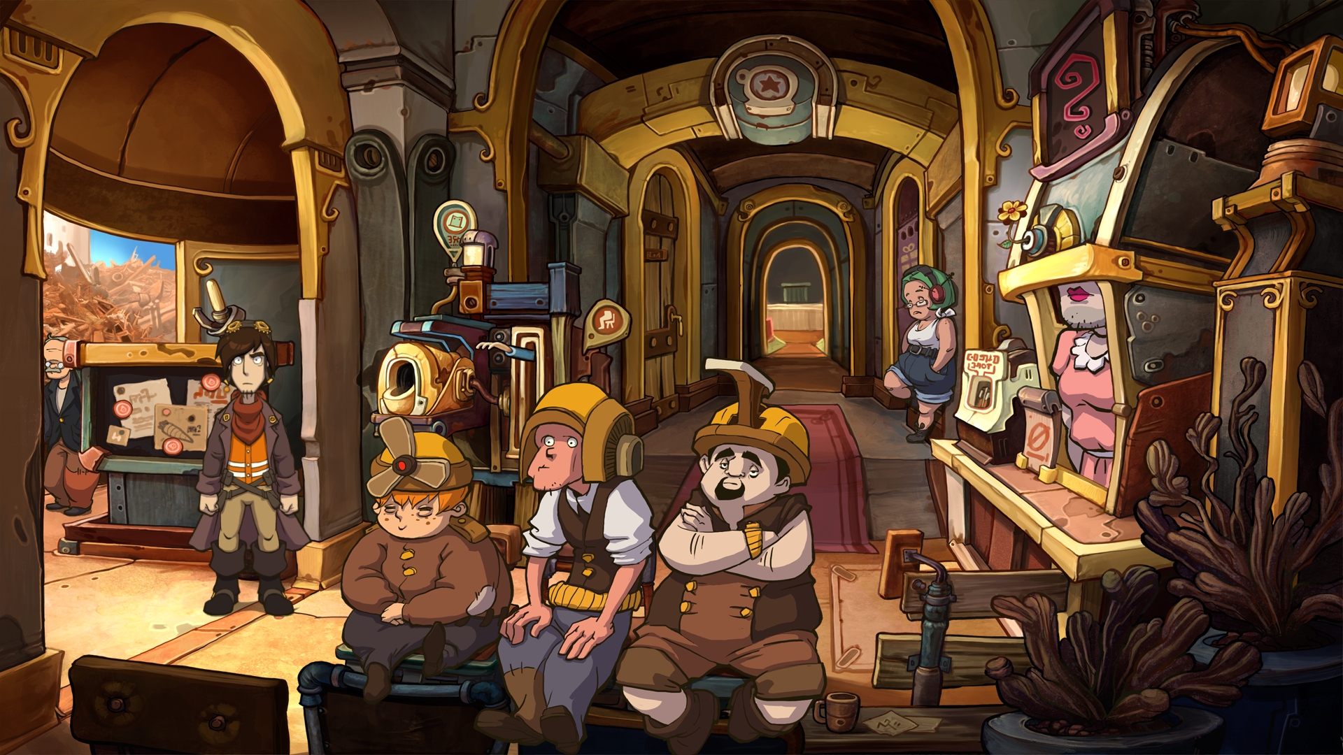 High Resolution Wallpaper | Deponia 1920x1080 px