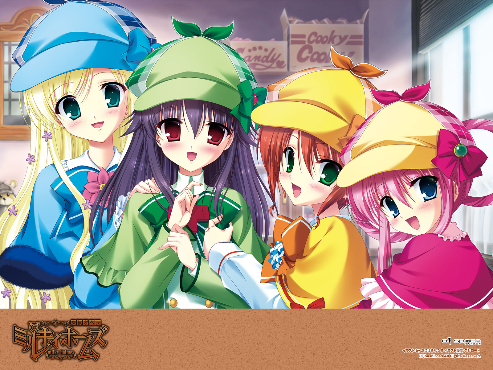 HD Quality Wallpaper | Collection: Anime, 1600x1200 Tantei Opera Milky Holmes