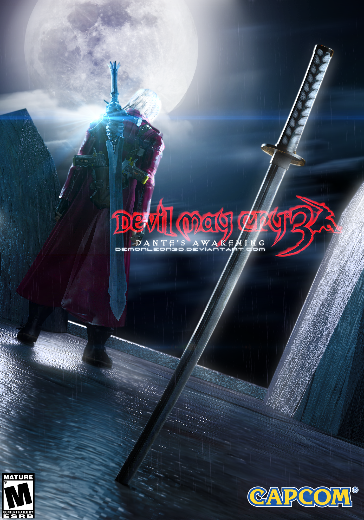 HD Quality Wallpaper | Collection: Video Game, 1400x2000 Devil May Cry 3: Dante's Awakening