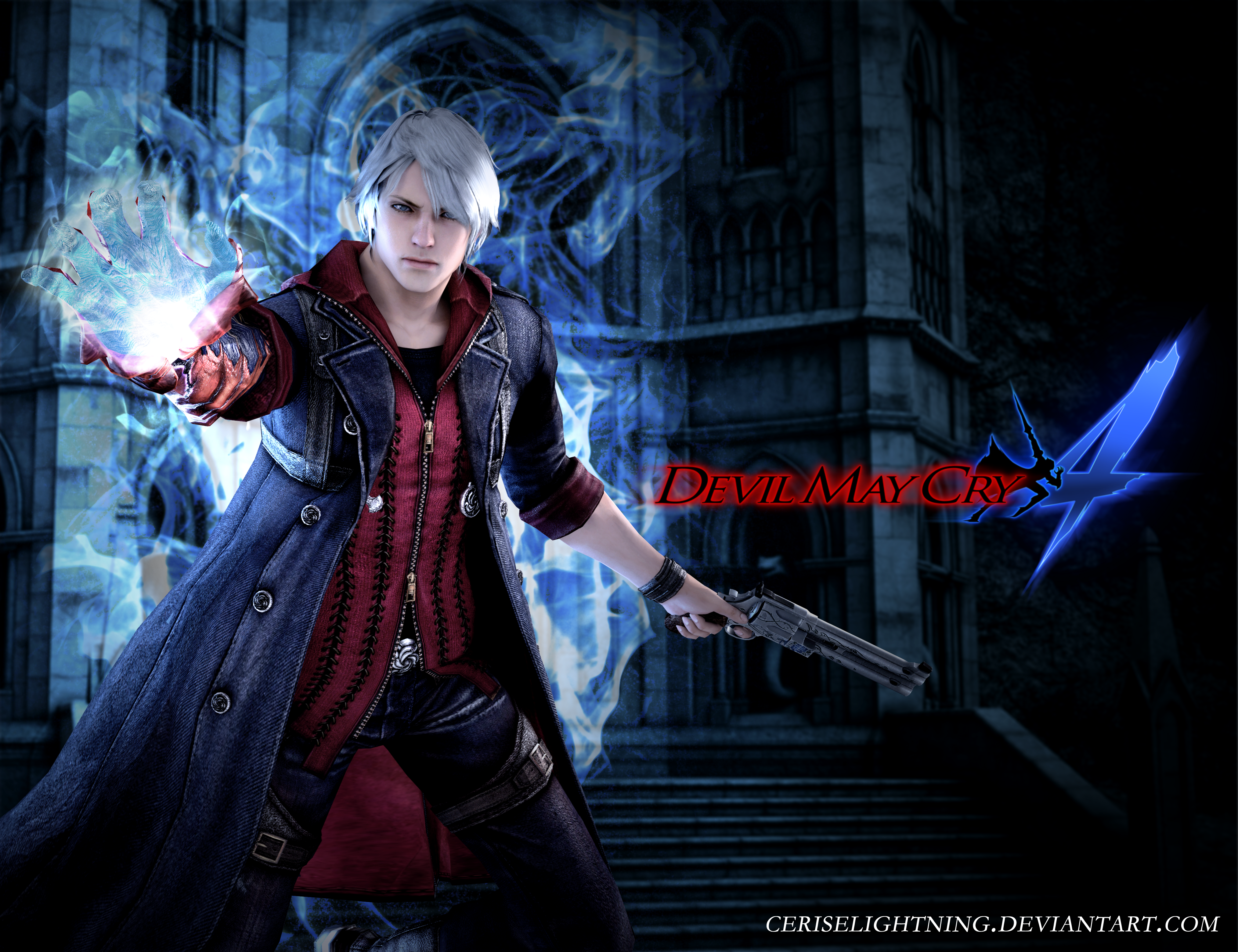 High Resolution Wallpaper | Devil May Cry 4 4057x3120 px