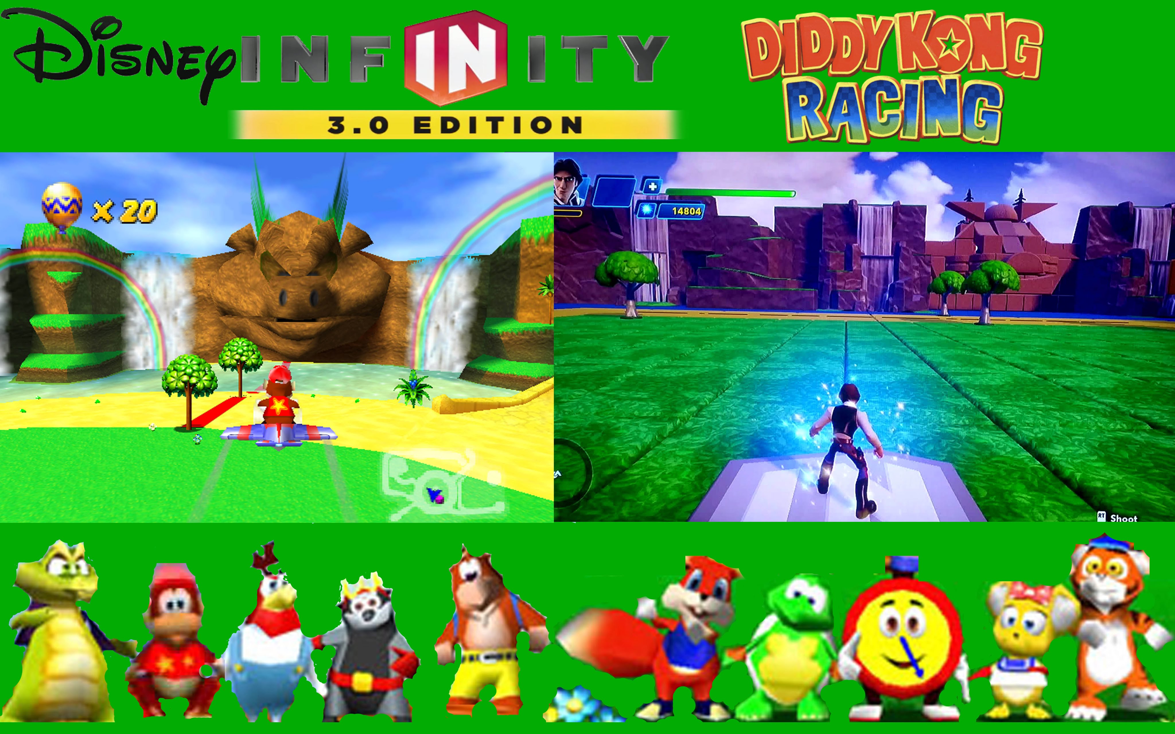 Diddy Kong Racing HD wallpapers, Desktop wallpaper - most viewed