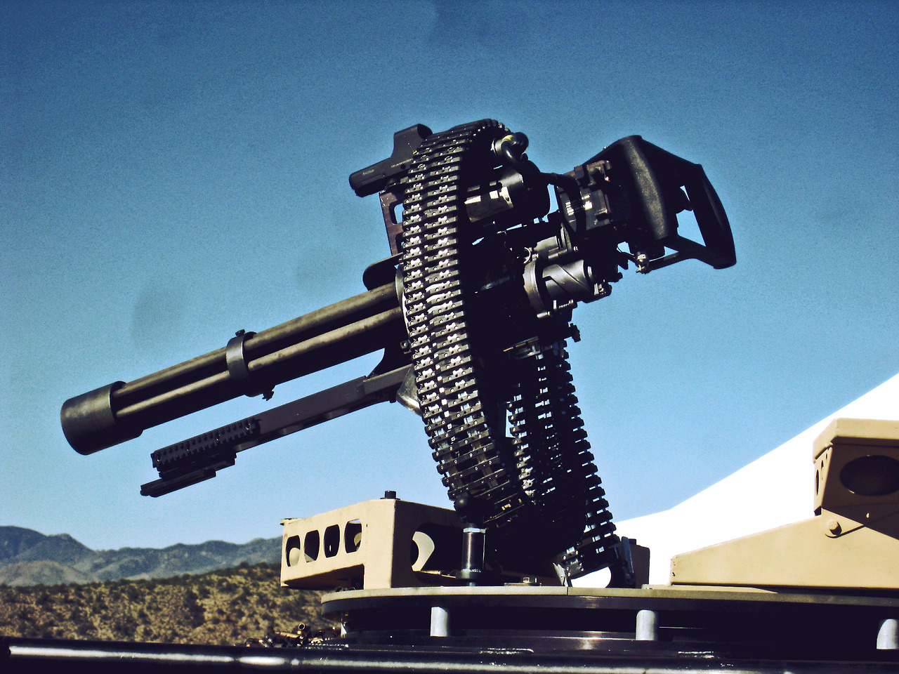 Dillon Aero M134 Gatling Gun. 