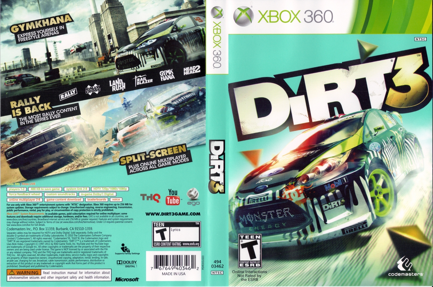 DiRT 3 Pics, Video Game Collection