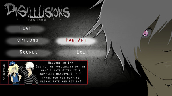 High Resolution Wallpaper | Disillusions Manga Horror 600x337 px