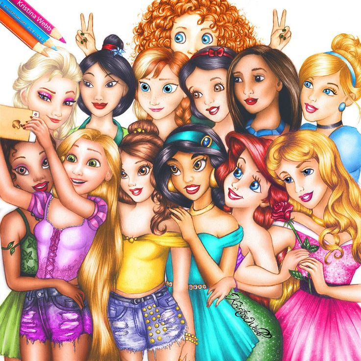 High Resolution Wallpaper | Disney Princesses 736x736 px
