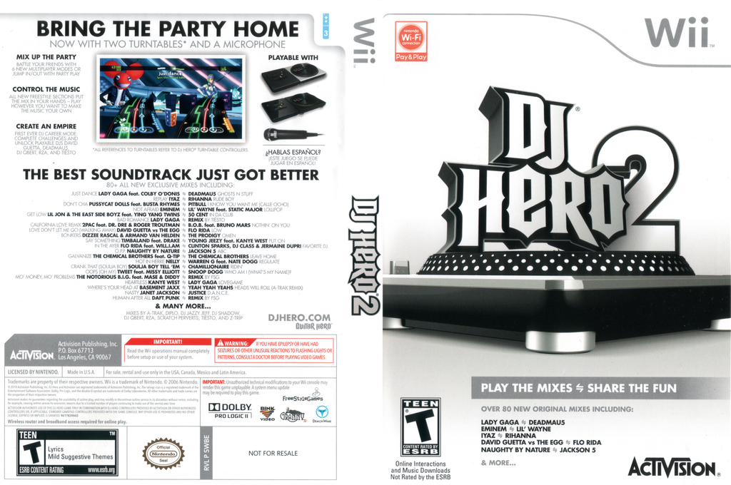 High Resolution Wallpaper | DJ Hero 2 1024x680 px
