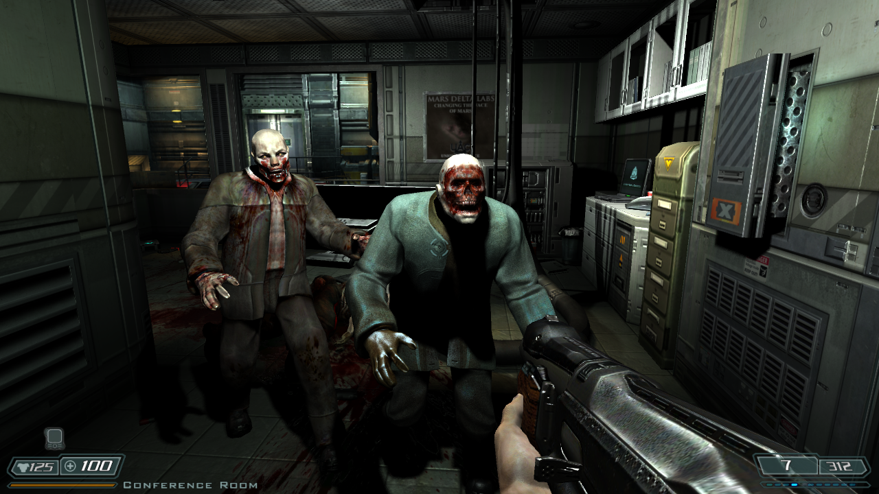 HD Quality Wallpaper | Collection: Video Game, 1280x720 Doom 3
