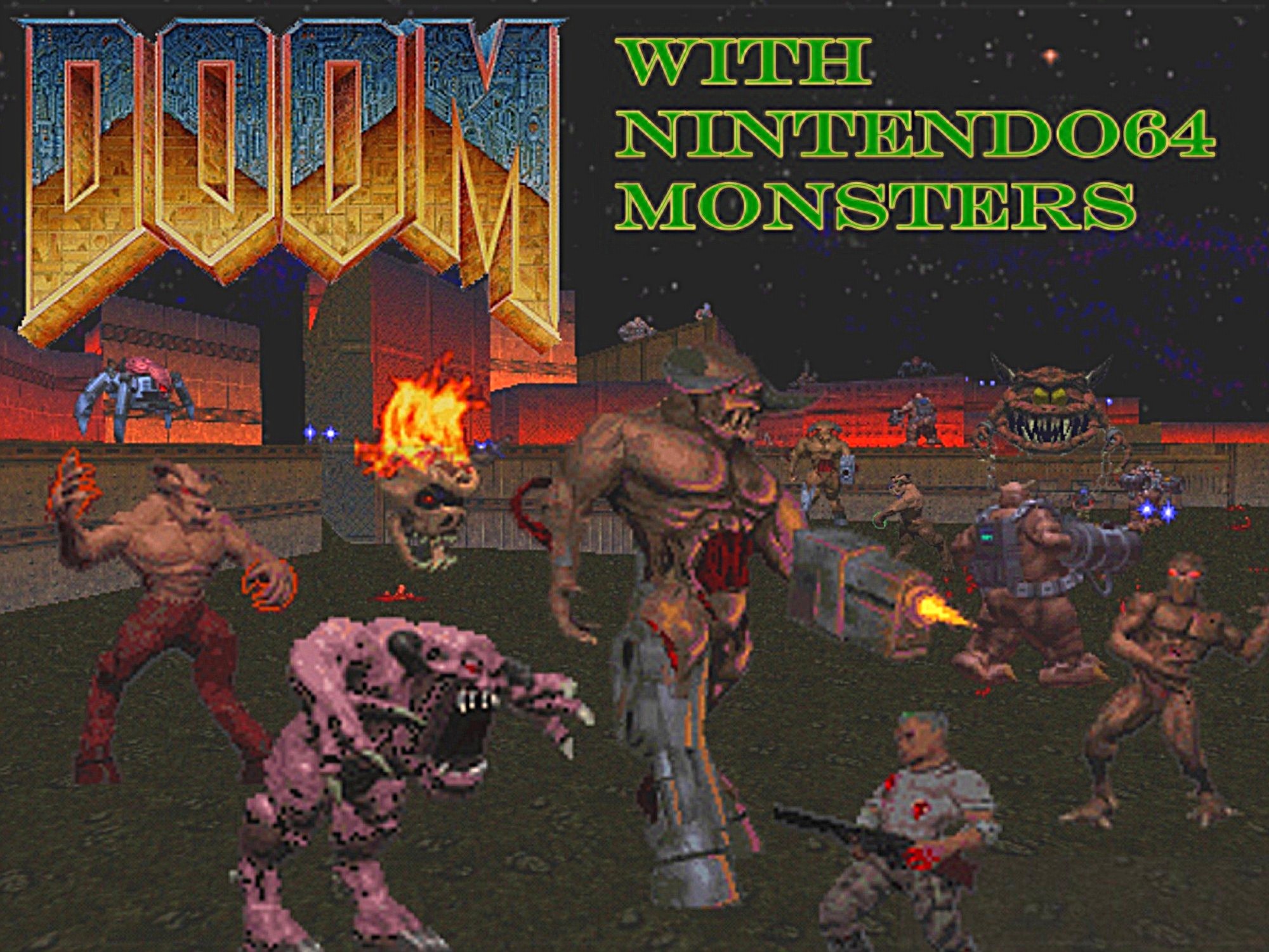 HD Quality Wallpaper | Collection: Video Game, 2000x1500 Doom 64