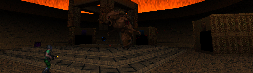 HD Quality Wallpaper | Collection: Video Game, 1000x288 Doom 64 EX