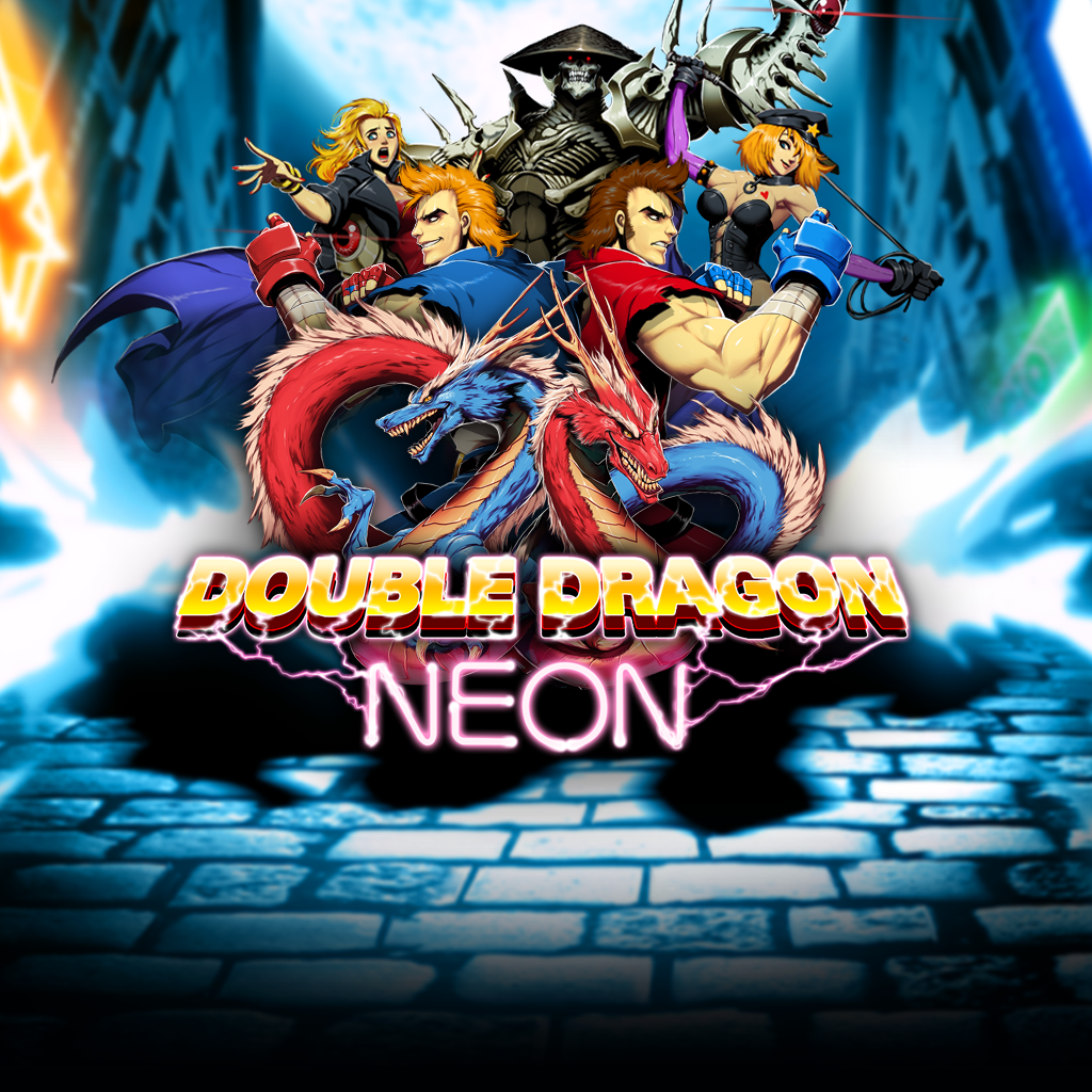 Nice wallpapers Double Dragon Neon 1024x1024px