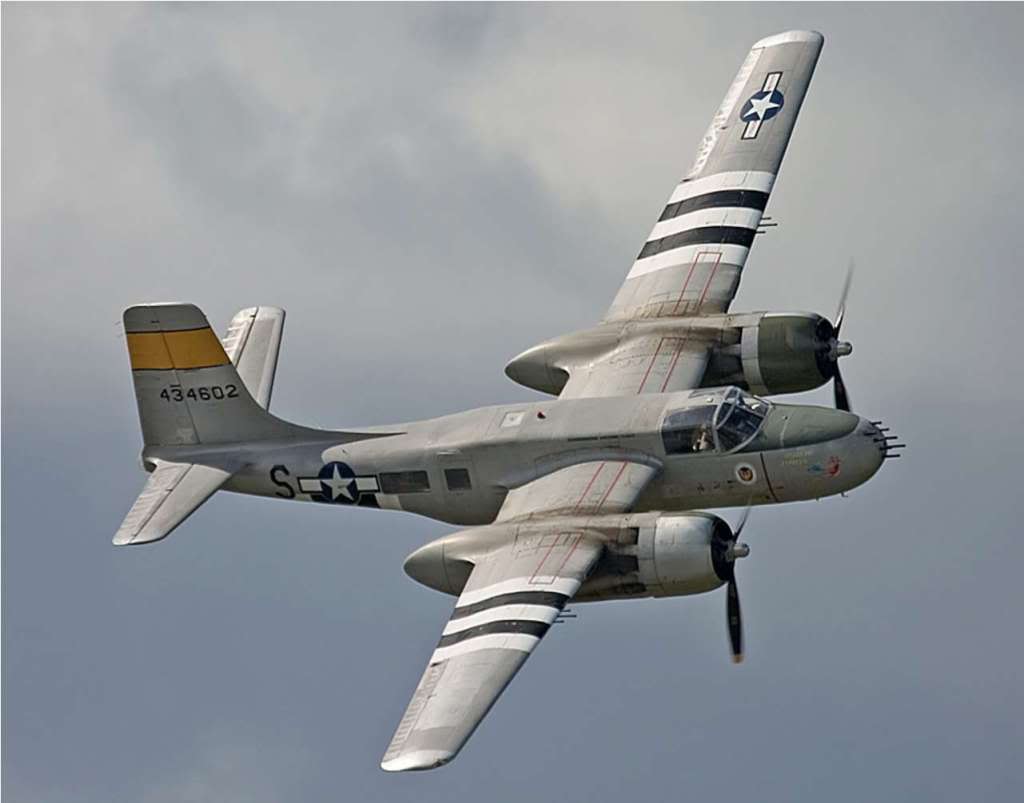 HD Quality Wallpaper | Collection: Military, 1024x803 Douglas A-26 Invader