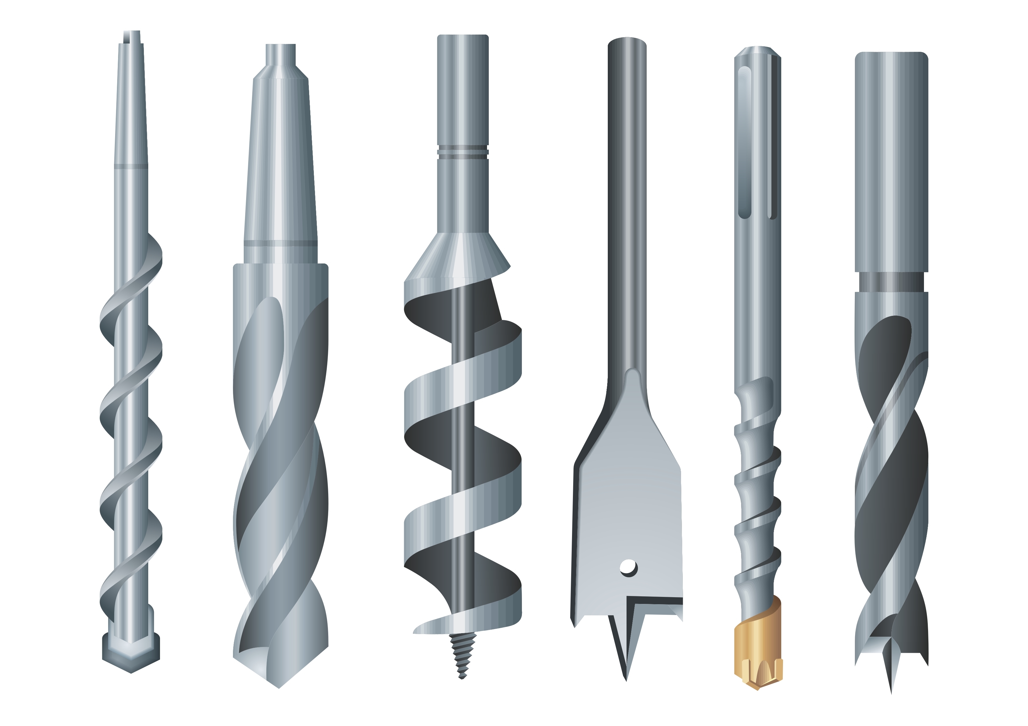 Drill Bit Pics, Man Made Collection