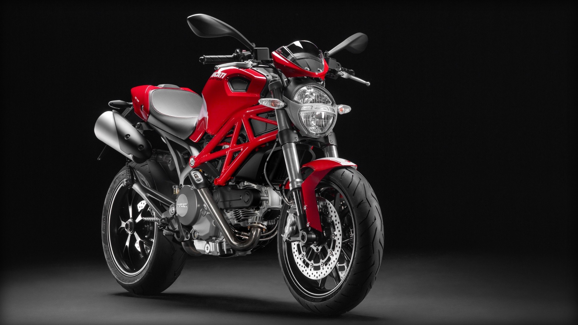 HD Quality Wallpaper | Collection: Vehicles, 1920x1080 Ducati Monster 796 Corse Stripe