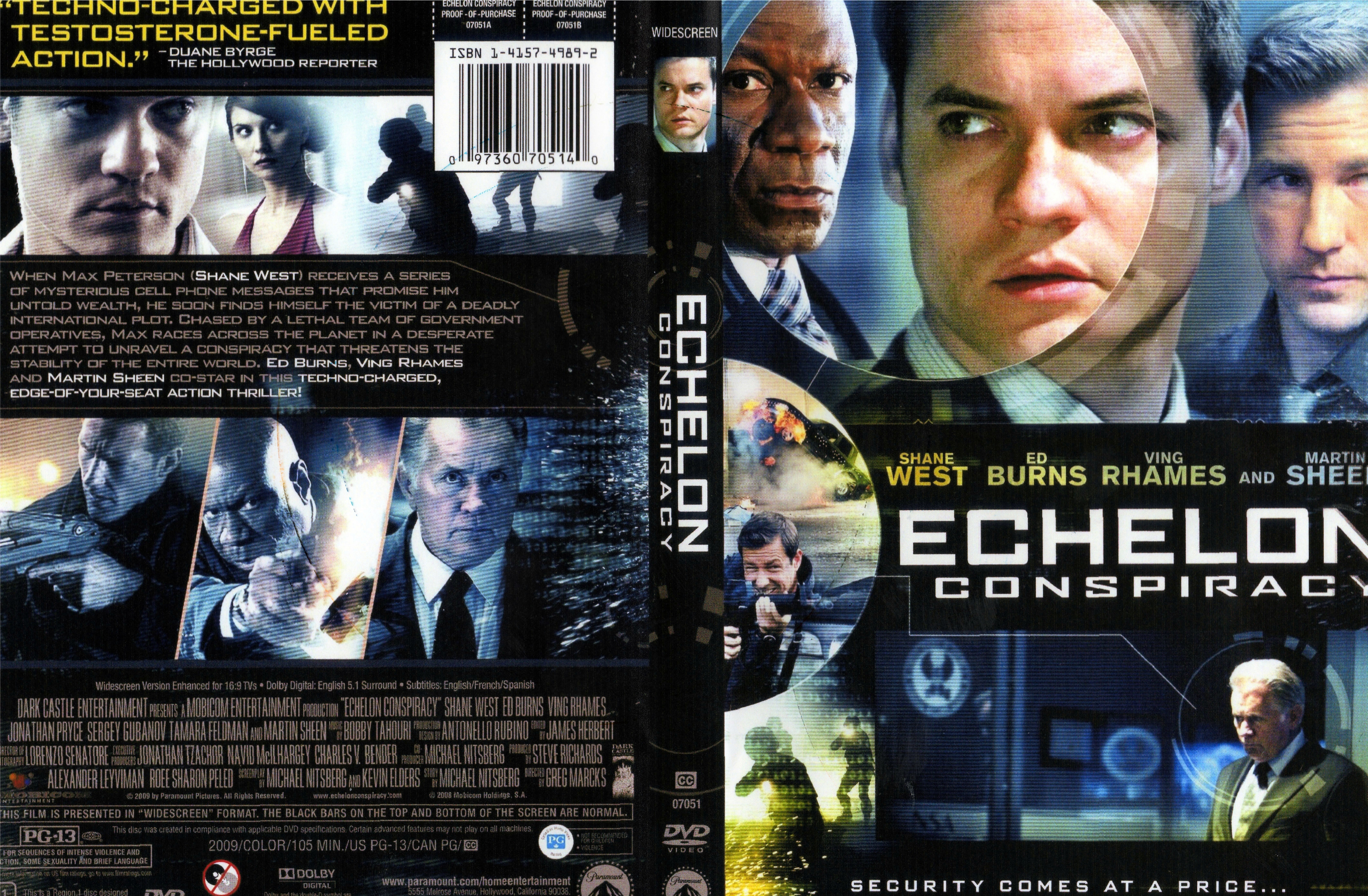 Echelon Conspiracy Pics, Movie Collection