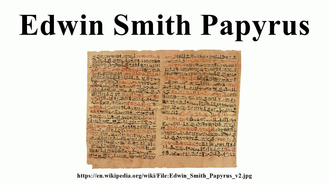 Nice Images Collection: Edwin Smith Papyrus Desktop Wallpapers