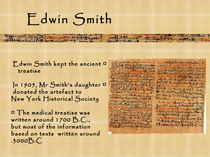 Edwin Smith Papyrus Pics, Man Made Collection