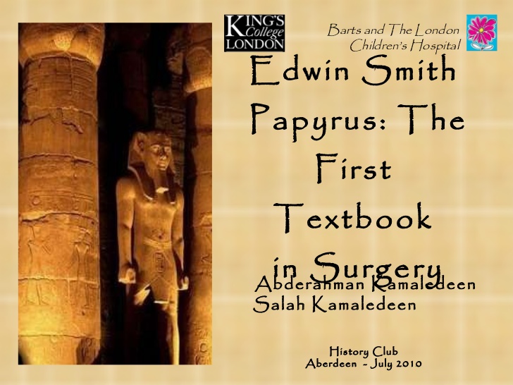 Edwin Smith Papyrus #24