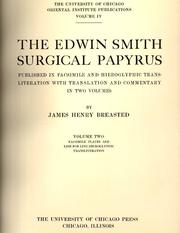 Edwin Smith Papyrus #15
