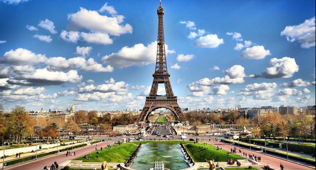 HD Quality Wallpaper | Collection: Man Made, 648x350 Eiffel Tower
