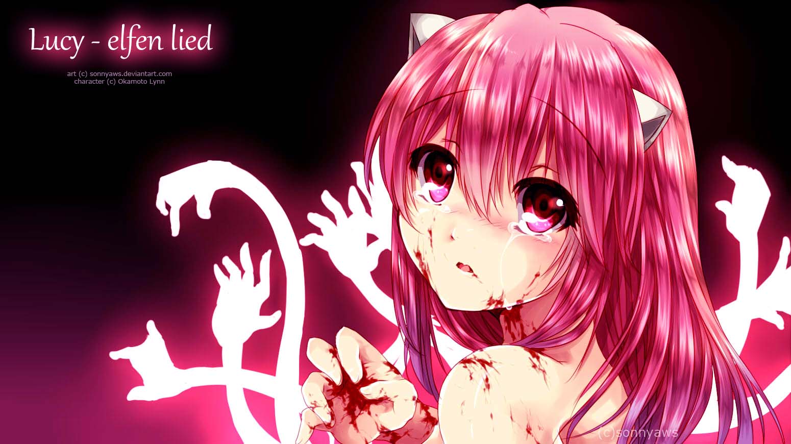 HD Quality Wallpaper | Collection: Anime, 1550x870 Elfen Lied