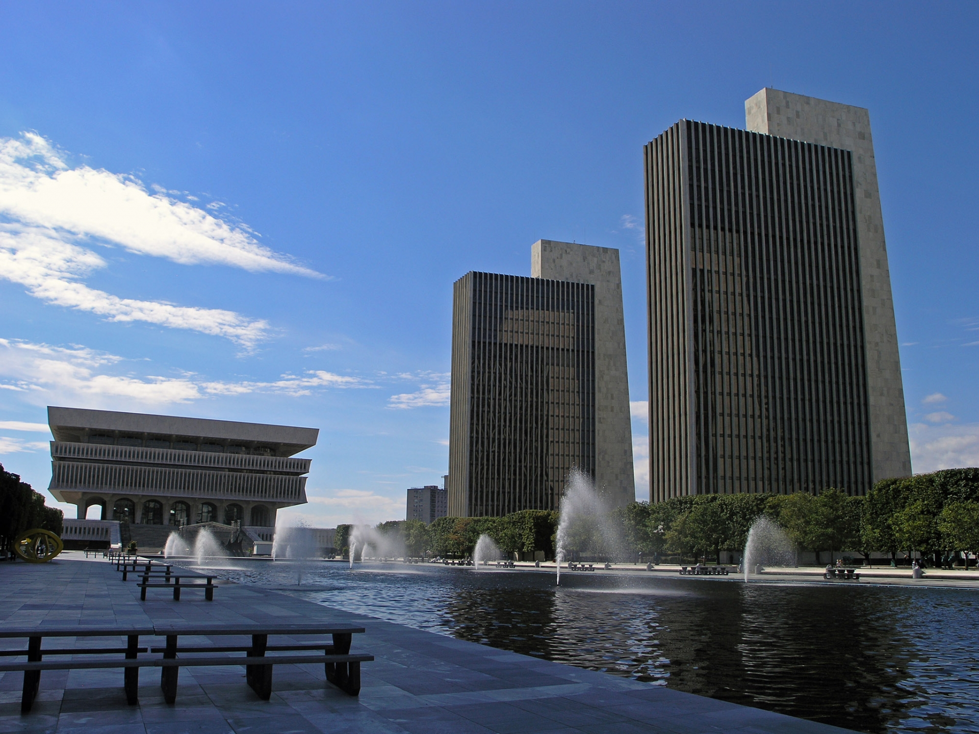 HD Quality Wallpaper | Collection: Man Made, 1920x1440 Empire State Plaza