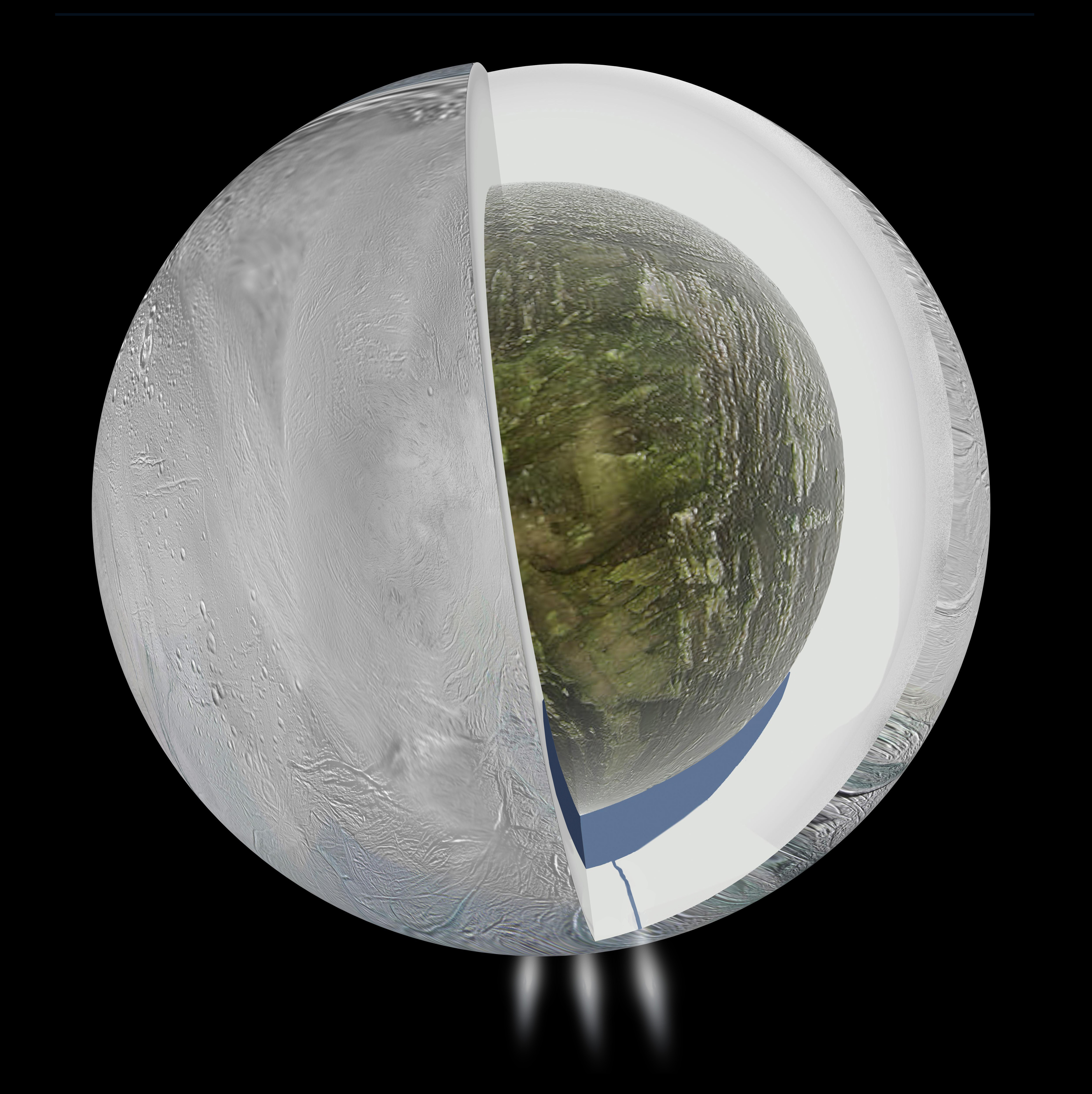 Nice Images Collection: Enceladus Desktop Wallpapers