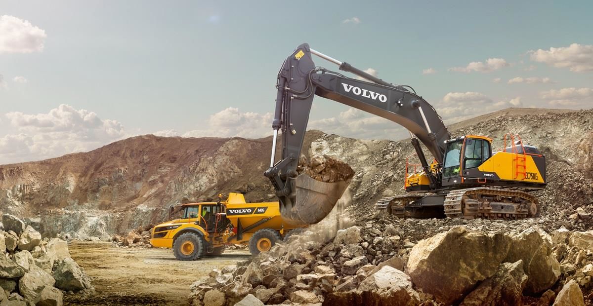 Volvo Excavator HD wallpapers, Desktop wallpaper - most viewed