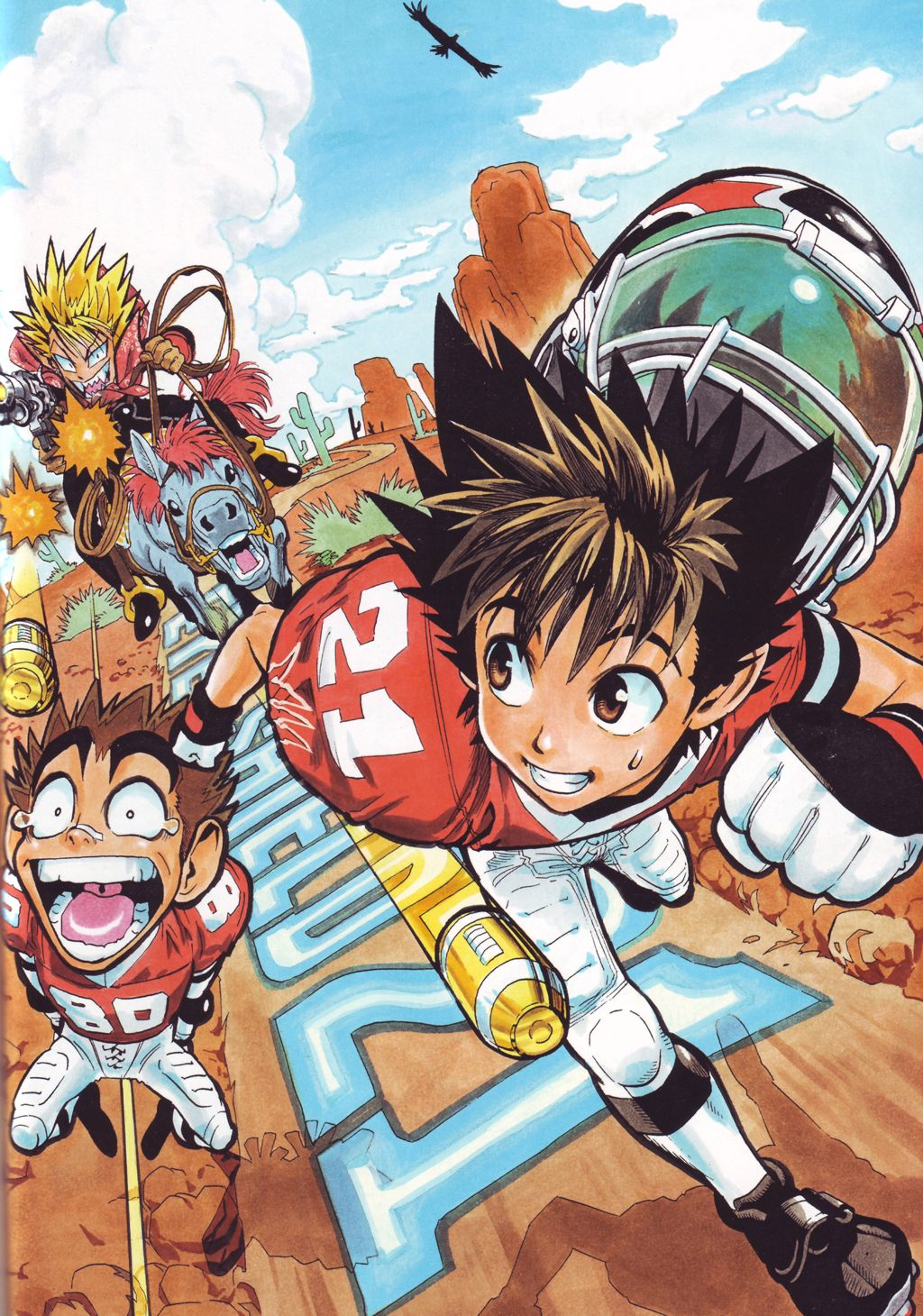 Eyeshield 21 manga art | 👉👌1) 集 合 絵 大 集 合 / Twitter Yūsuke murata