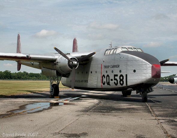 HD Quality Wallpaper | Collection: Military, 590x460 Fairchild C-82 Packet