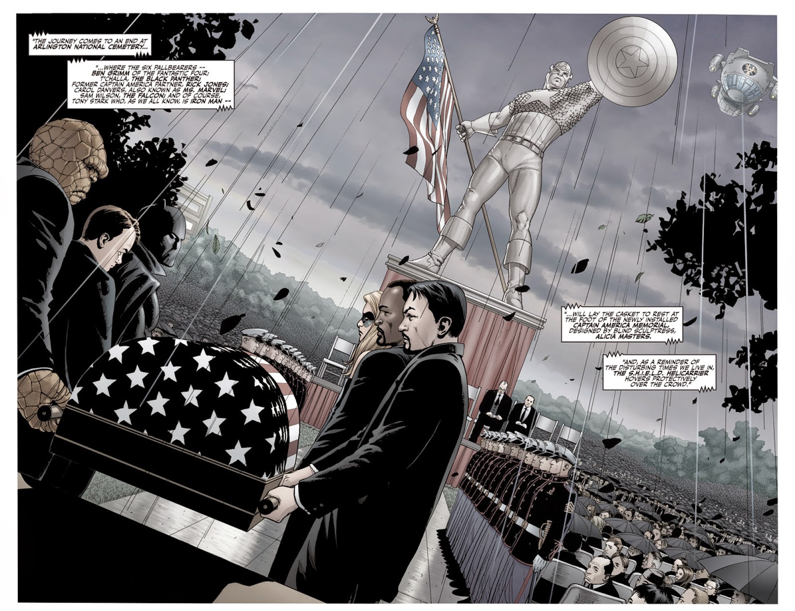Fallen Son: The Death Of Captain America Pics, Comics Collection