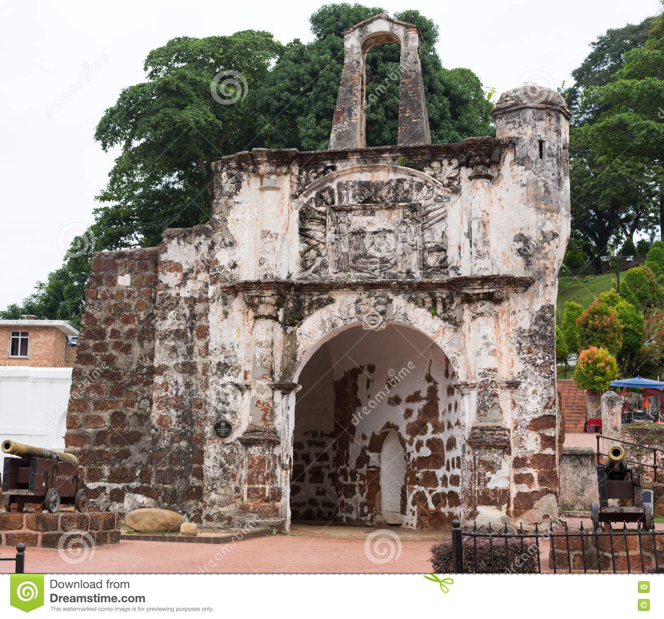 Nice wallpapers Famosa Fortress In Malacca 1300x1212px