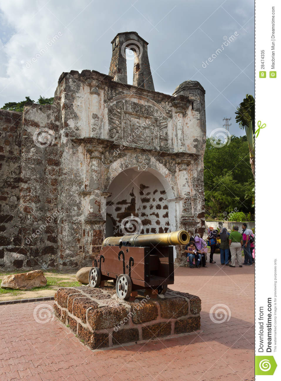 HD Quality Wallpaper | Collection: Man Made, 957x1300 Famosa Fortress In Malacca