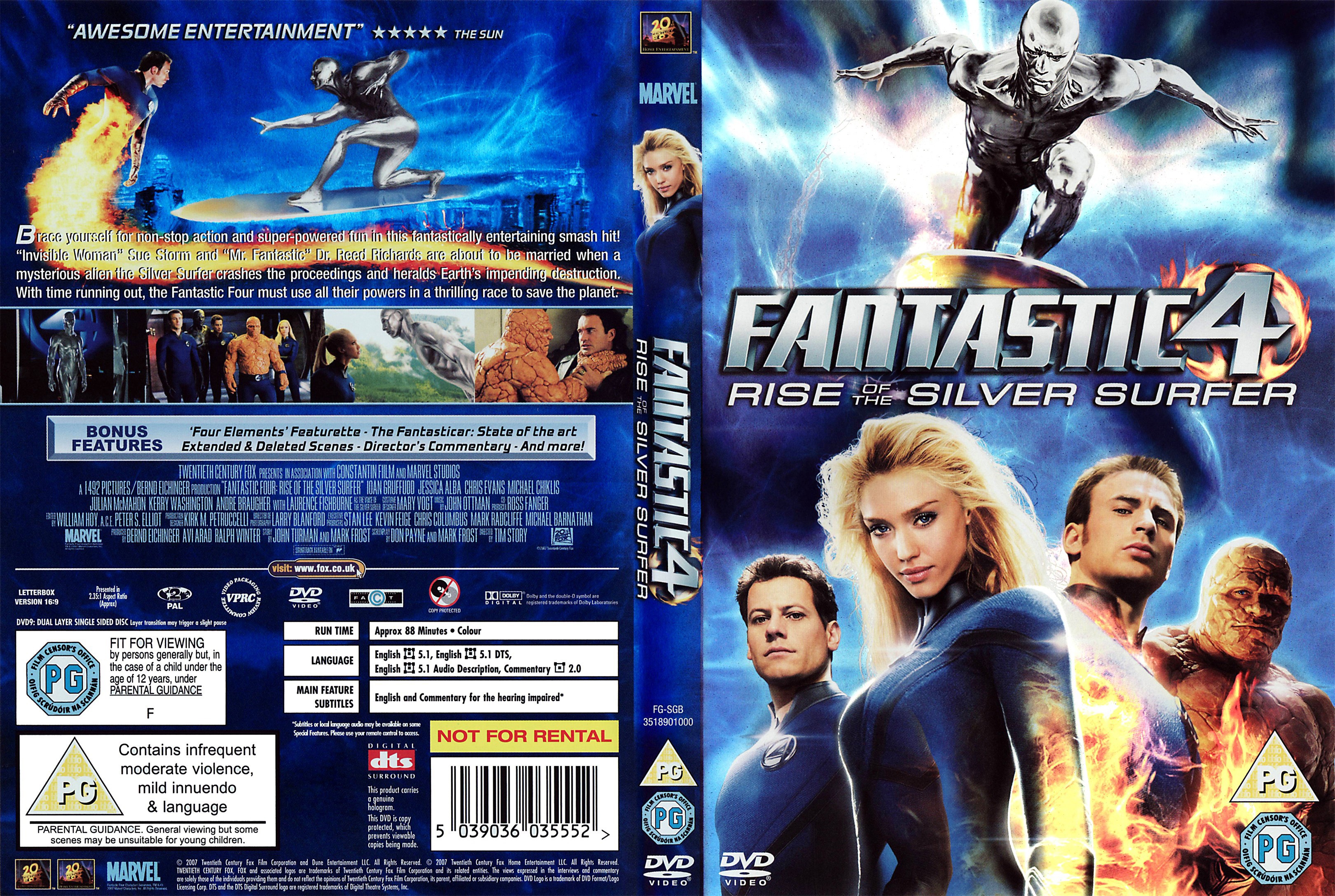 HD Quality Wallpaper | Collection: Movie, 3240x2175 Fantastic 4: Rise Of The Silver Surfer